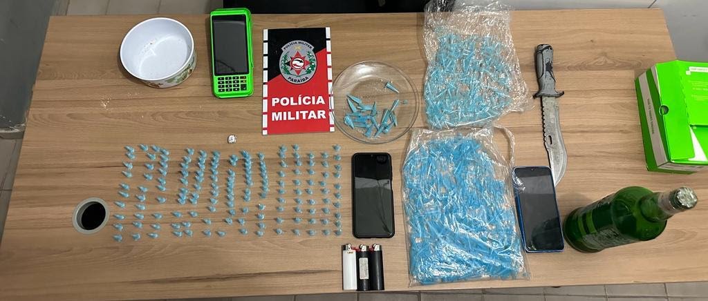 Polícia prende suspeito por tráfico de drogas na cidade de Sousa